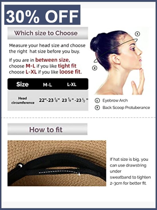 Wide Brim UPF 50+ Sun Hat with Adjustable Chin Strap Foldable main image 4